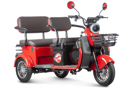 Электротрицикл Rutrike Gelbert Kappa 48V/60V 650Вт красный