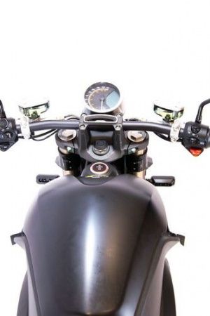 Электромотоцикл Super Soco TC Max (Спицованные диски) Серебристый