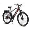 Электровелосипед WHITE SIBERIA CAMRY ALLROAD 500W (матовый черный)