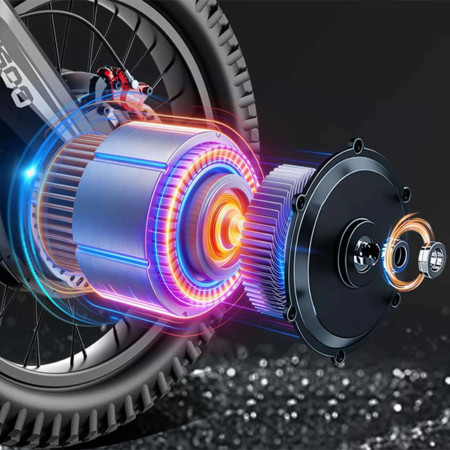 Электровелосипед BiBuff GT600 72V 30AH 7500W