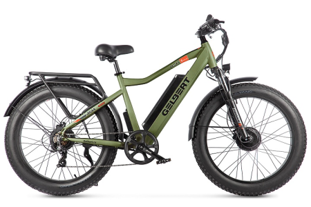 Электровелосипед Gelbert Pegas 3 DUAL PRO хаки