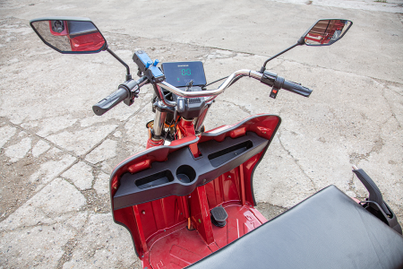 Грузовой электротрицикл Rutrike Антей PRO 1500 красный