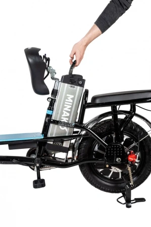 Электровелосипед Minako Monster (черный)